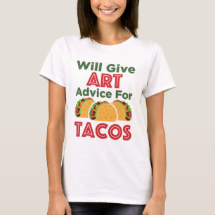 Camiseta Dar conselhos de arte para o professor de artistas