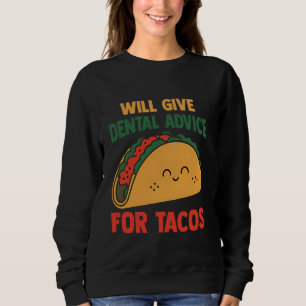 Camiseta Dar conselhos dentários para os Tacos Engraçado De