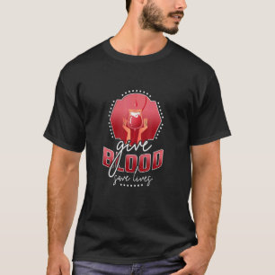 Camiseta Dar Para Salvar Vidas Sanguíneas Doador 1