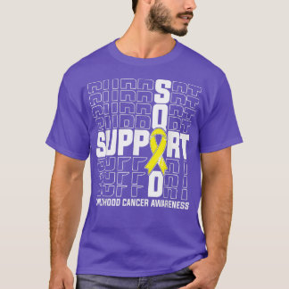 Camiseta Dar suporte à conscientização do Cancer de infânci