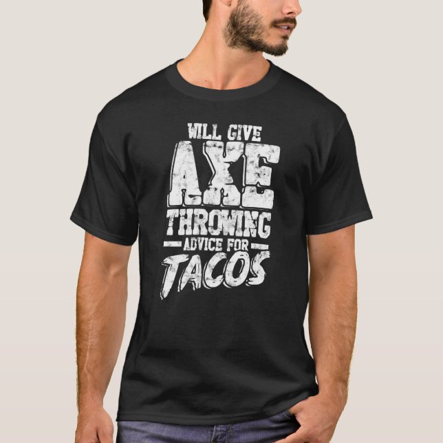 Camiseta Dará Aconselhamento Sobre Tacos Ax Arbor (Frente)