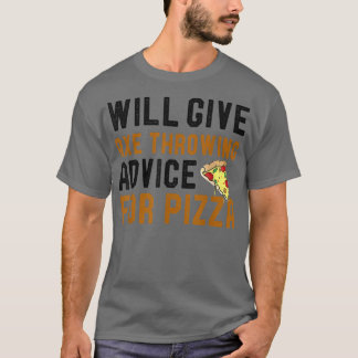Camiseta Dará Ax Jogando Conselhos Para Pizza Engraçado Piz
