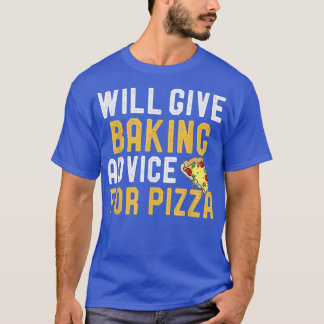 Camiseta Dará Conselhos De Bandeira Para Pizza Engraçada Am