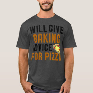 Camiseta Dará Conselhos De Bandeira Para Pizza Engraçada Am