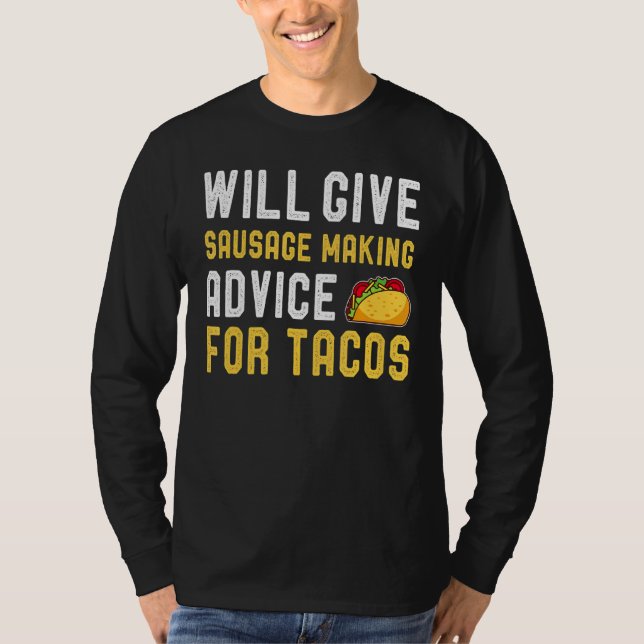 Camiseta Dará Conselhos De Fazer De Enchimento Para O Taco  (Frente)
