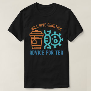 Camiseta Dará conselhos de genética para sushi