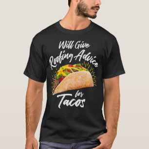 Camiseta Dará conselhos sobre tacos Roofer Constru
