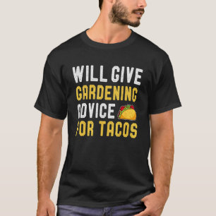 Camiseta Dará jardinagem para horticultura de tacos