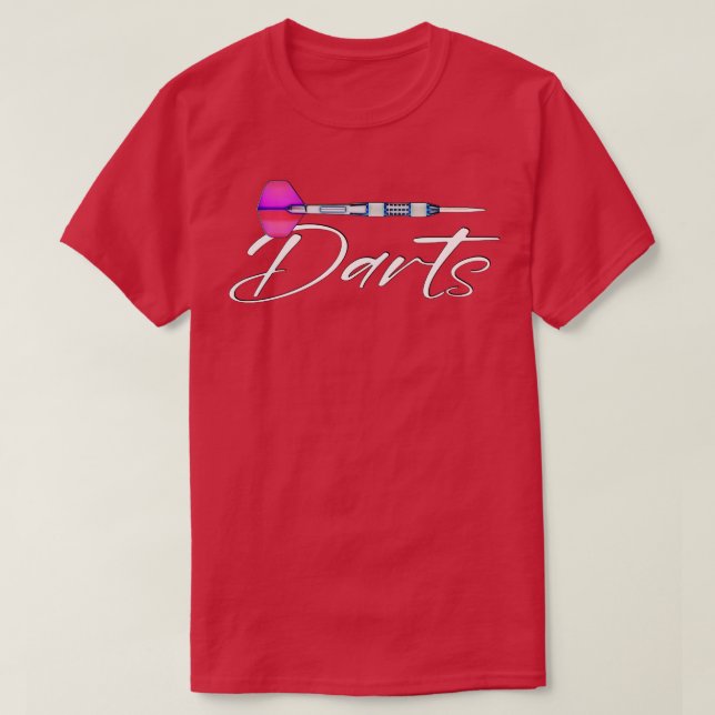 Camiseta Dardo Jogador Dart Esporte Dart Leve Longa Folha (Frente do Design)