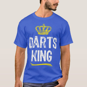 Camiseta Dardo Rei Homens Jogando Legal Presente Engraçado