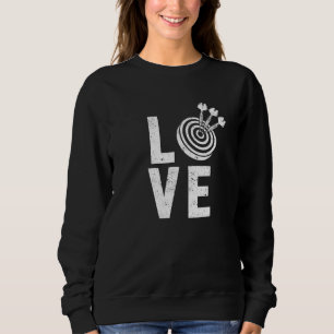 Camiseta Dardos adoram mísseis Dart Bullseye Player Valen