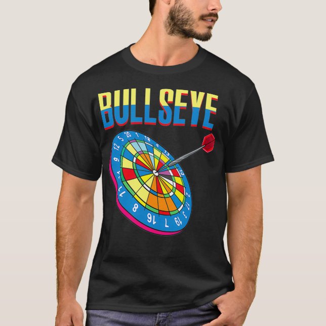 Camiseta Dardos - Arte de Quadro de Tela - Pub (Frente)