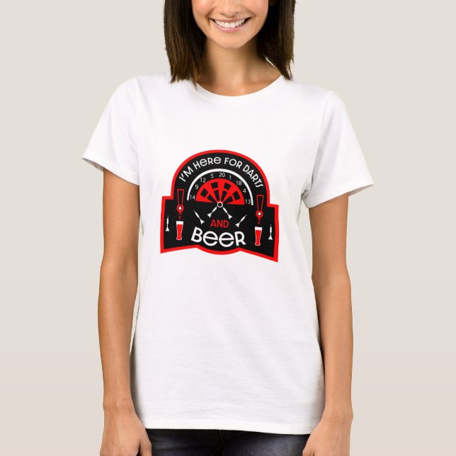 Camiseta Dardos Clássicos de Pub (Frente)