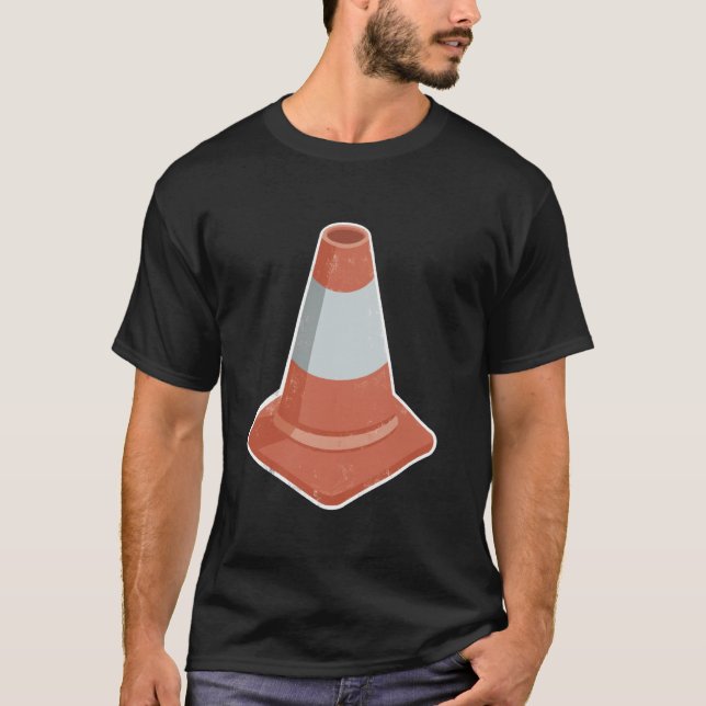Camiseta Dardos de Cone de Tráfego para o Público (Frente)