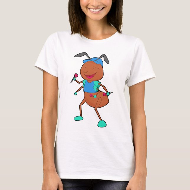 Camiseta Dardos de Formiga Esportes Dardos (Frente)