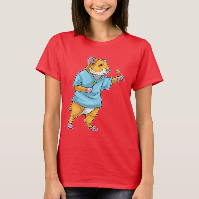 Camiseta Dardos de Hamster (Frente)
