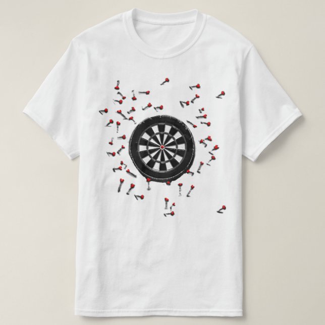 Camiseta Dardos Divertidos (Frente do Design)