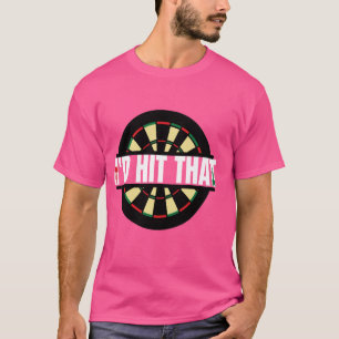 Camiseta Dardos Engraçados Eu Acertaria Esse Jogo de Alvo d