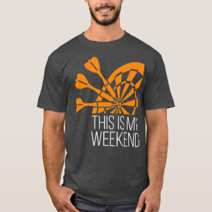 Camiseta Dardos Este É O Meu Jogador Dart No Fim De Semana