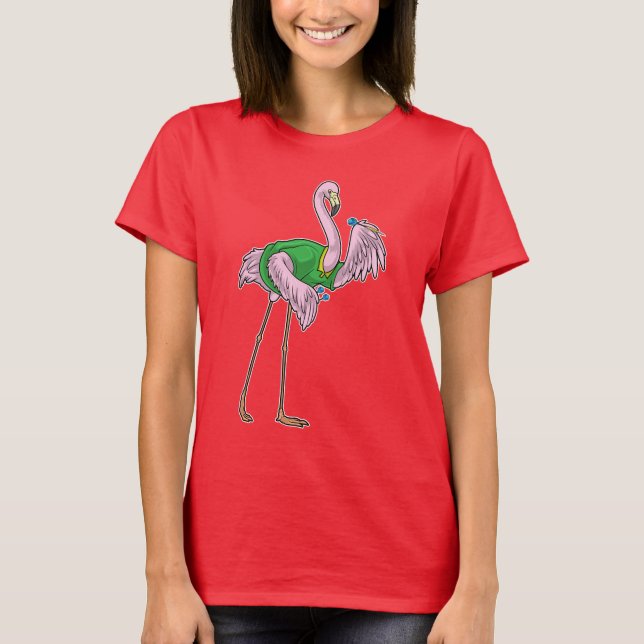 Camiseta Dardos Flamingo Dardo (Frente)