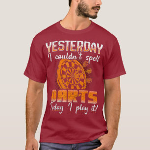 Camiseta Dardos hoje em dia Dardos e Dardos Vintage Engraça