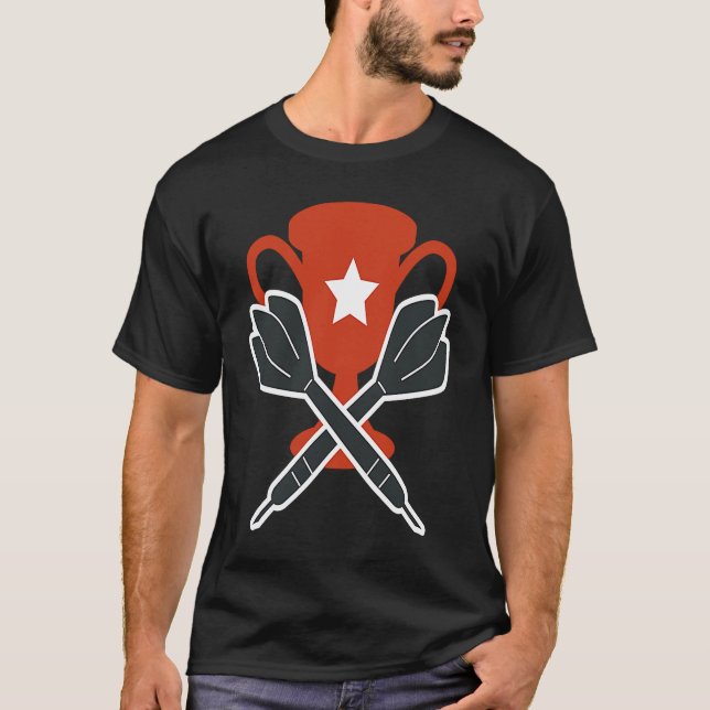 Camiseta dardos para jogadores de dardos Pally 20 darts Dar (Frente)