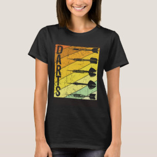 Camiseta Dardos Retro Vintage Esporte Dardos Alvo Dardo Jog