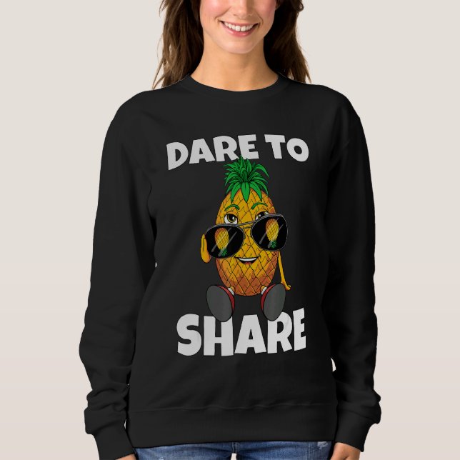 Camiseta Dare To Share Swinger Upside Down Sunglasses Pinea (Frente)