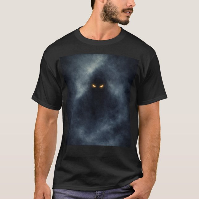 Camiseta Dark Entity in the Fog Creepy Horror (Frente)