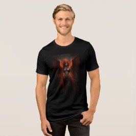 Camiseta Dark Flame Angel Fantasy Art Print