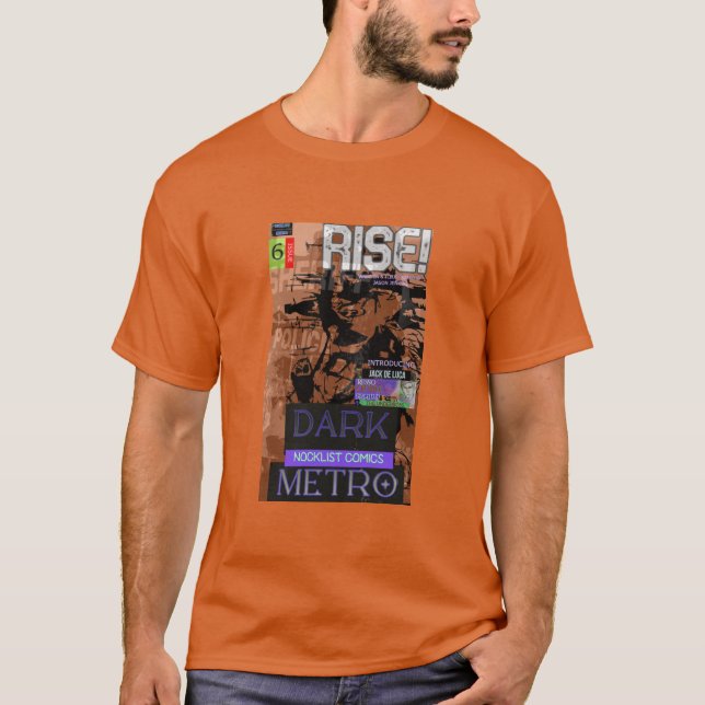 CAMISETA DARK METRO RISE! (Frente)