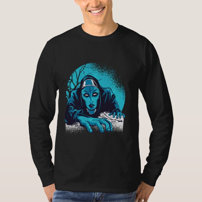 Camiseta Dark Nun Helloween Costume (Frente)