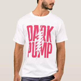 Camiseta Dark Pump Glitch Tee – Tipografia Neon Mo