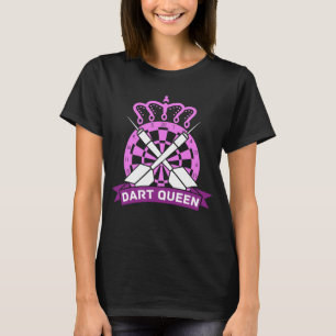 Camiseta Dark Queen Dartboard Girl Player