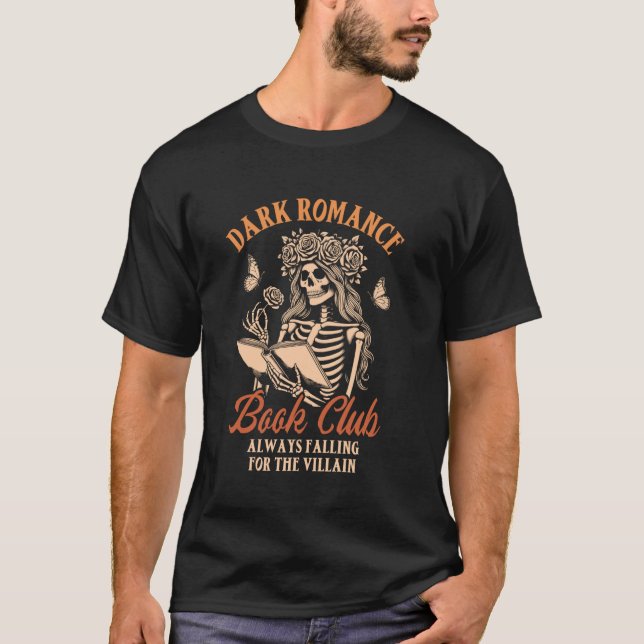 Camiseta Dark Romance Smut Reader Villain Dark Romance Book (Frente)
