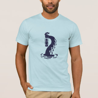 Camiseta Dark Sea Monster Tentacle Holding Lantern – Gothic
