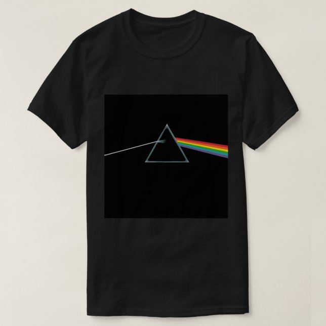 Camiseta Dark Side of the Moon Album Cover Art Print (Frente do Design)