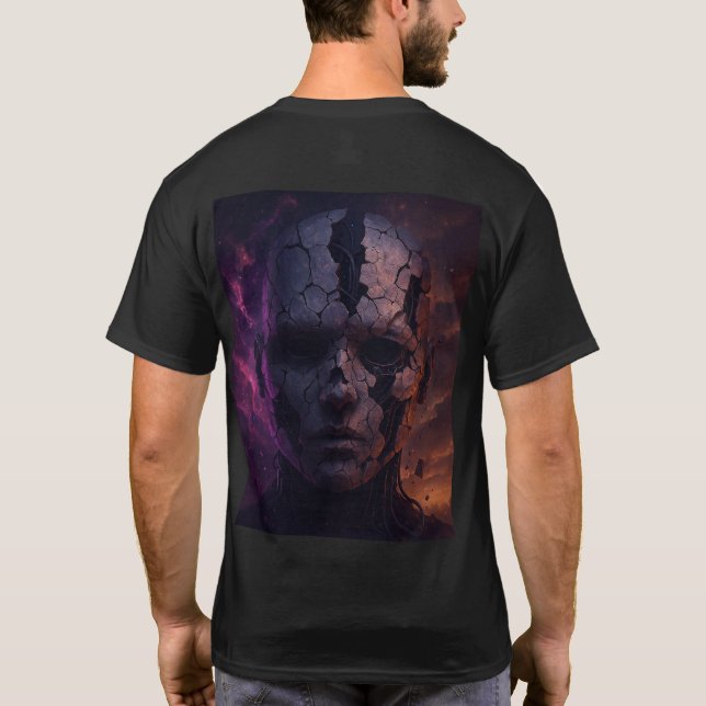 Camiseta DarkStarBurn "Monolith: Fraturada Mente" Especial  (Verso)
