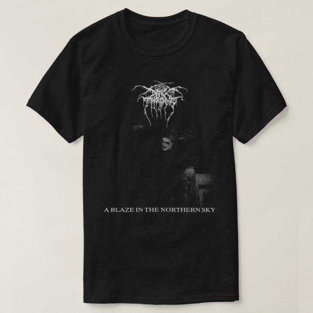 Camiseta Darkthrone Um Blaze No Céu Norte (Frente do Design)