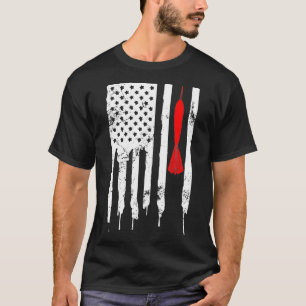 Camiseta Dart American Flag Patriótico Player