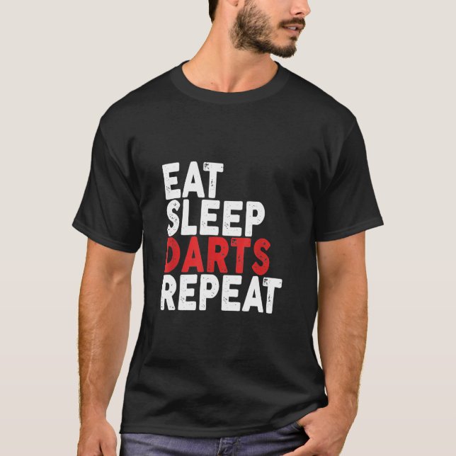 Camiseta Dart - Coma Dardos do Sono Repetir Tee Darts (Frente)