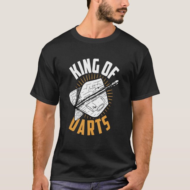 Camiseta Dart Darts Player King Of Dats (Frente)