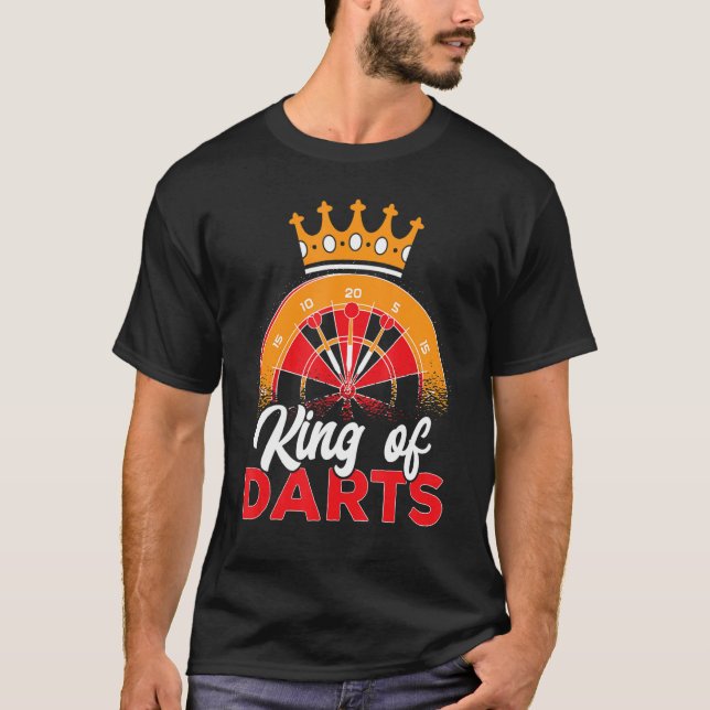 Camiseta Dart Darts Player King Of Dats 2 (Frente)