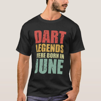 Camiseta Dart Legende Aniversário Junho Jogador Dart