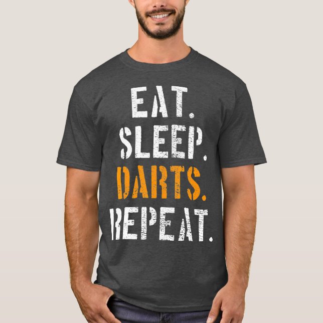 Camiseta Dart Player Vintage Gift (Frente)