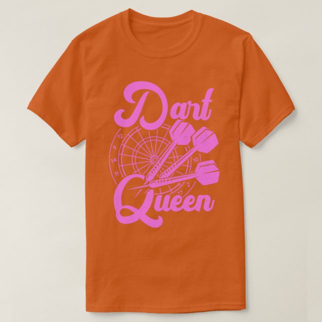 Camiseta Dart Queen Game Player Gift (Frente do Design)