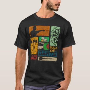 Camiseta Dart Retro 80s 90s Dartboard Men's Dart