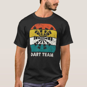 Camiseta Dart Team Retro Vintage Style Dart Player Treinado