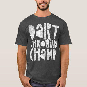 Camiseta Dart Throwing Champ - Vencedor do Campeão das Trev