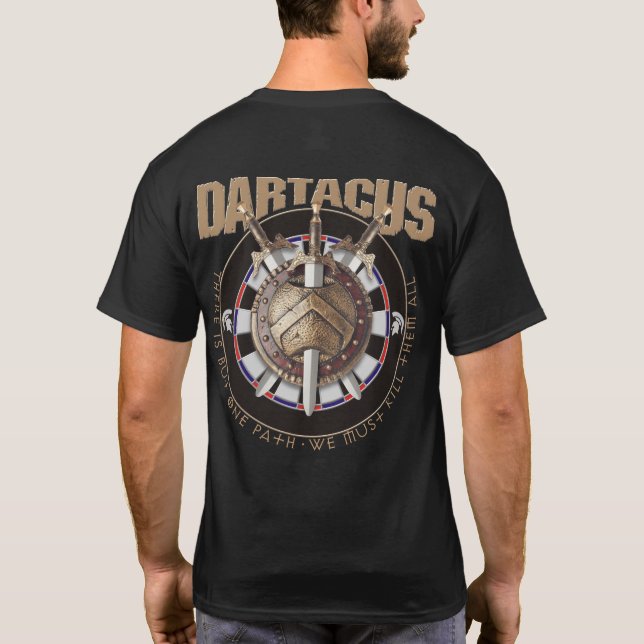 Camiseta Dartacus arremessa a equipe (Verso)